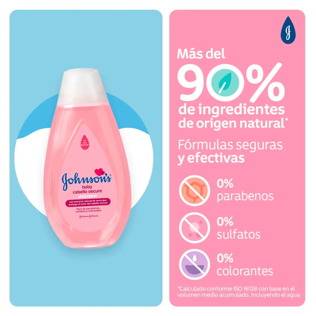 Shampoo Johnson's para cabello oscuro x 1L - N25369