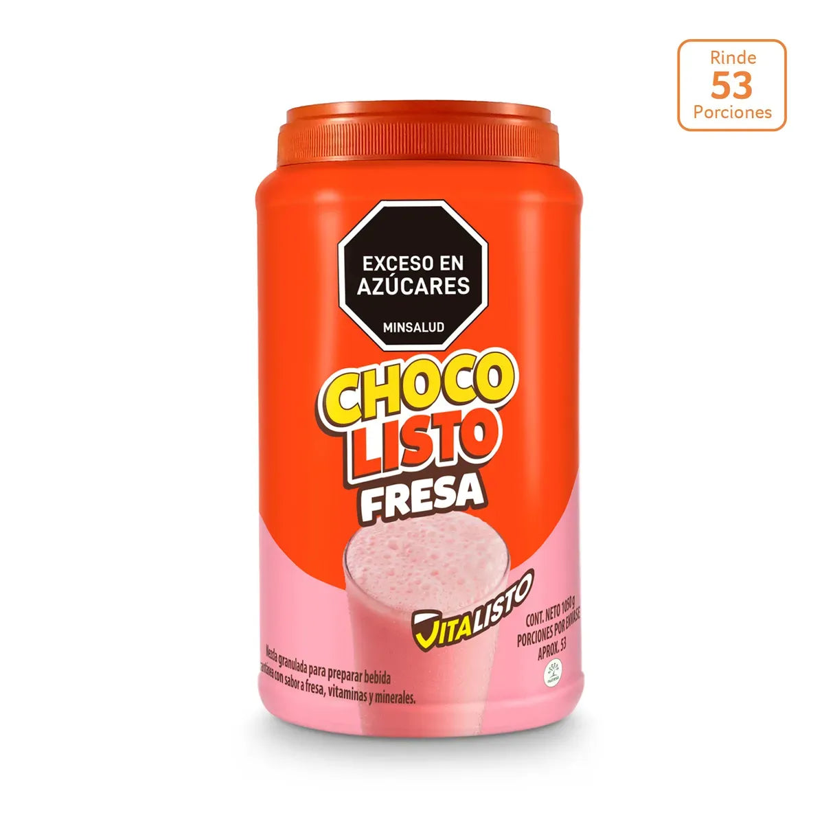 Tarro Chocolisto Fresa x 1.050g - N27210