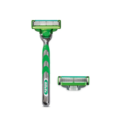 27369 🪒 Máquina de Afeitar Gillette Mach3 Sensitive + 2 Repuestos