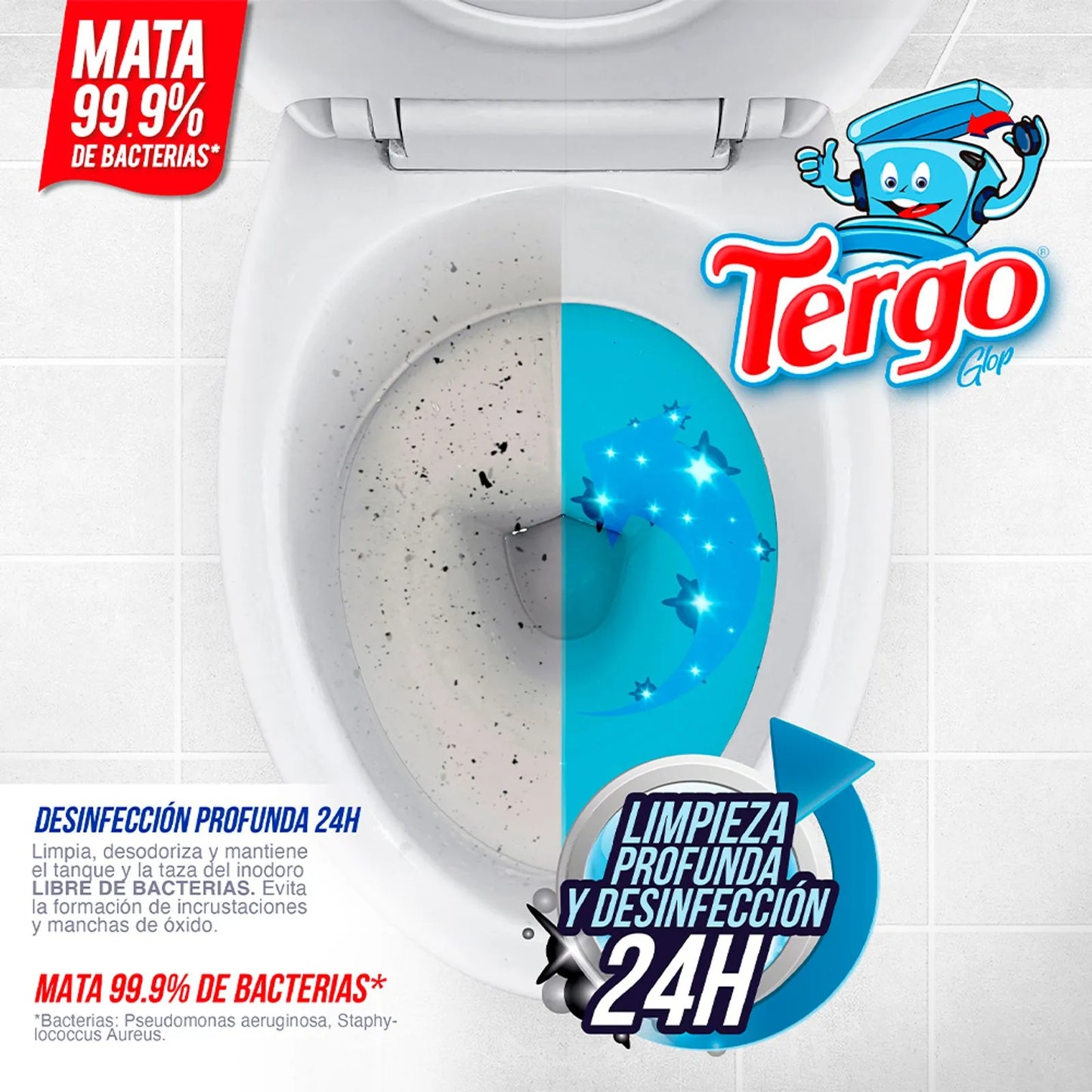 1156-2 🚽✨ Tergo Glop Desinfectante de Inodoros
