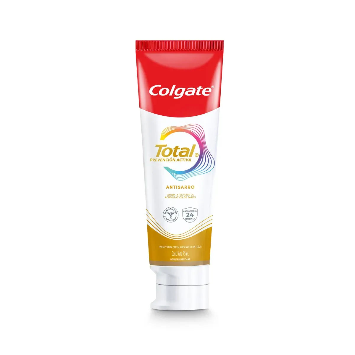 Crema Dental Colgate Total Prevención Activa Anti Sarro x 75ml - CÓD N28462