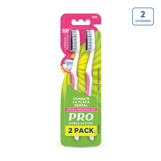 Cepillo Pro Oral B Doble Acción 900 x 2 unds - CÓD N28864