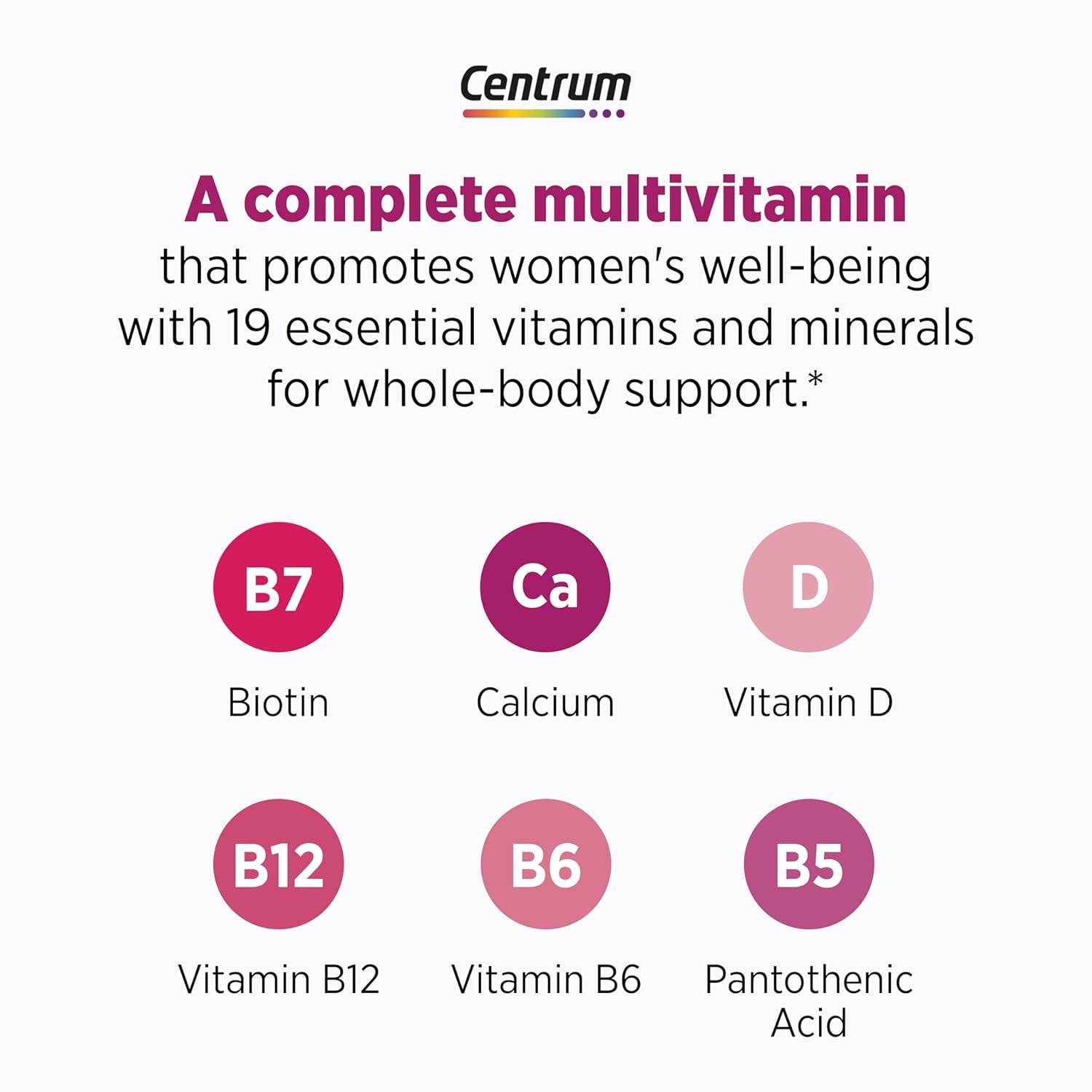 Complete Multivitamin Supplement + Hot Flash Support Menopause Support Tablets, with Clinically Studied Genivida, 30 Count