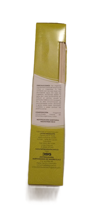 1173-3 🌿 Ambientador Continuo POLARIX con Difusores de Bambú – Azahares de Lima 40 ml
