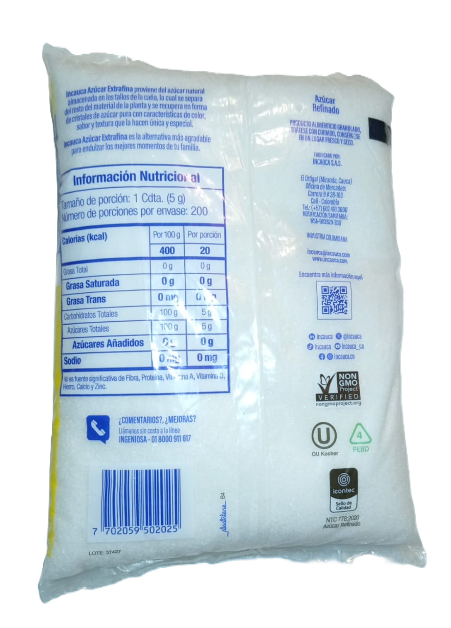 1051-2 🍚 Azúcar Incauca Extrafina