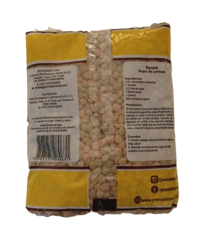 10158-1 ❤️ Lenteja Bonanza 400g – Nutrición Inteligente para tu Día a Día