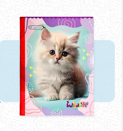 1353-57 🌿 Cuaderno Cosido WILDLIFE PAPPYER - Niña 17489