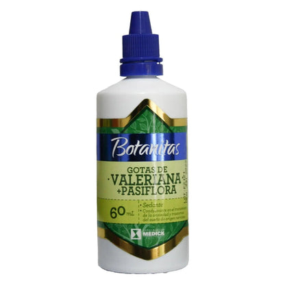 8112 🌙 Gotas de Valeriana + Pasiflora – Botanitas (Medick) 60 ml