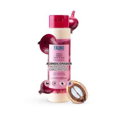 1521 🌿 Acondicionador Nutrición y Crecimiento FAUNO 400 ml