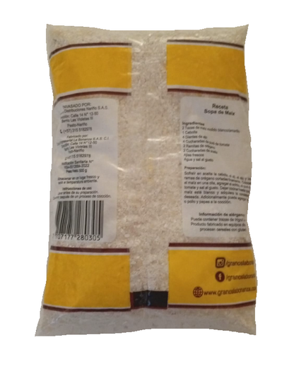 10159-1 🌽 Maíz Molido Blanco Bonanza 500g