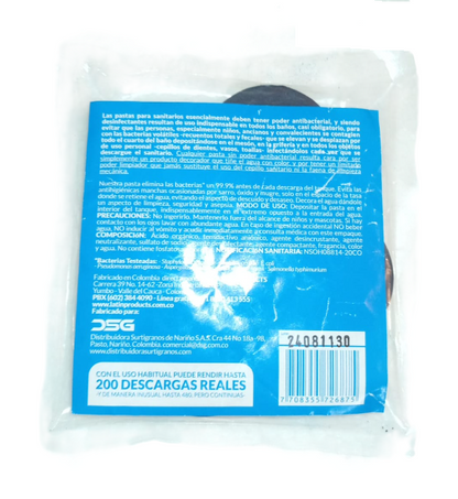 11561 🚽✨ Polarix Clean Pasta Desinfectante para Sanitarios 40g
