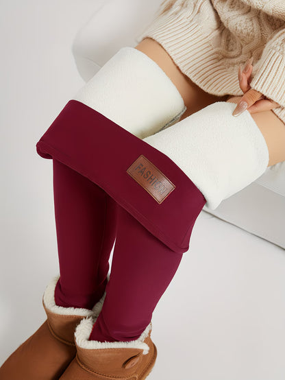 6864 🔥 PANTALONES TÉRMICOS DE FORRO POLAR PARA MUJER 🖤