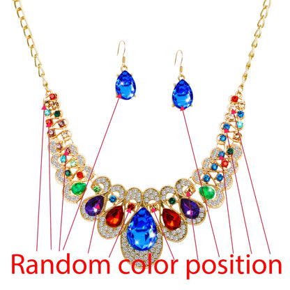 5153 ✨ Conjunto de Joyas Multicolor con Strass Brillantes - T18-04