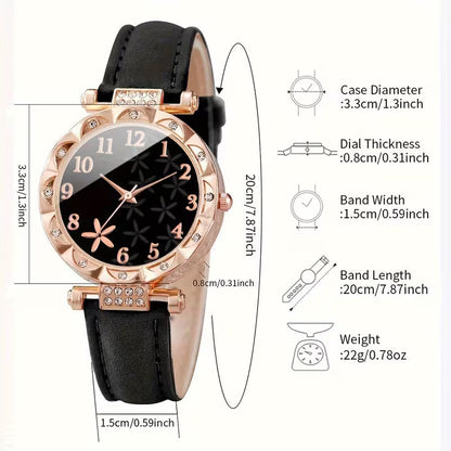 ⌚ Reloj de Cuarzo con Esfera Creativa de Estrella de Mar para Mujer
