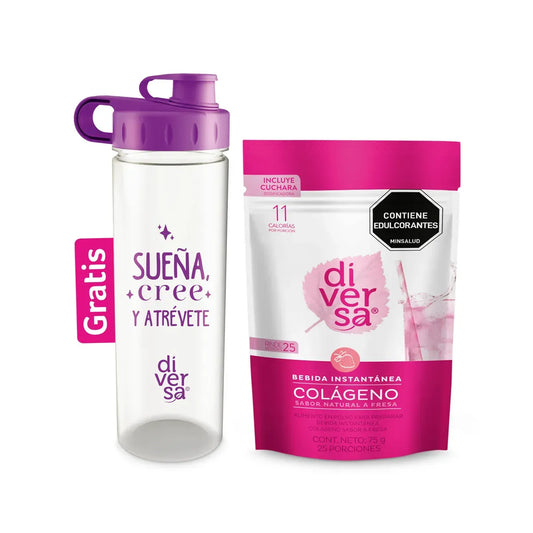 Diversa Bebida en polvo Colágeno Fresa x 75g - N 31062