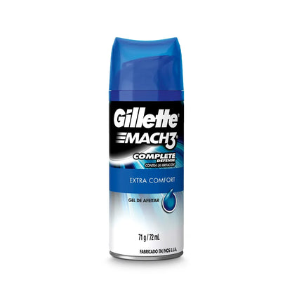 1571 ✨Estuche Repuesto Sensitive x 4 unds + Gel para afeitar Mach3 x 72 ml -N 31683