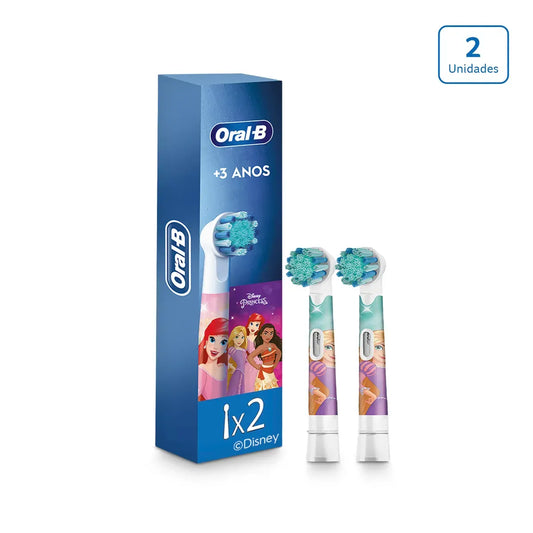 Repuesto Cepillo eléctrico Kids Oral B Princesas x 2 unds - CÓD N