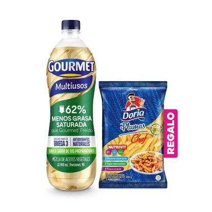 101110 🥗 Aceite Gourmet® Familia Multiusos x 900 ml - N33787