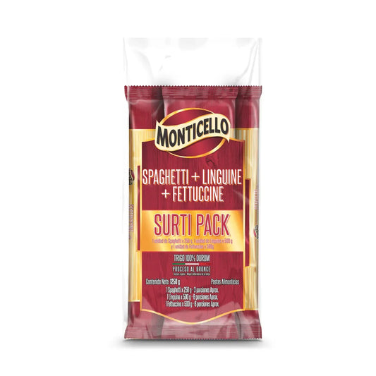 Surtida Pasta larga Monticello x 1250g - N34291