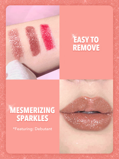 SHEGLAM Lip Dazzler Glitter Kit-Debutante Long-Lasting Glitter Lip Gloss Sexy Super Stay Non-Sticky Shiny Liquid Kit Liquid Lipstick Pink Y2K Liquid Lipstick Easter Mother'S Day Graduation Birthday Holiday Winter Y2K Fancy Fashion Makeup Cosmetic Party Beach Travel Camping Outdoors School Campus Trip Festivals Decor Gift Present Rose Girl Cosplay Best Color Charm Vibe