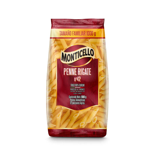 Penne Rigate Monticello x 1.000g -N34619