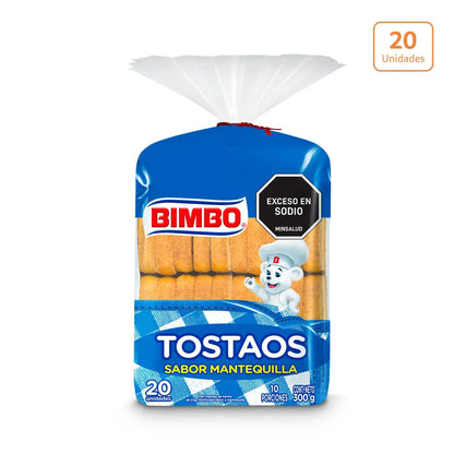 Tostadas de mantequilla Bimbo x300g - N 36761