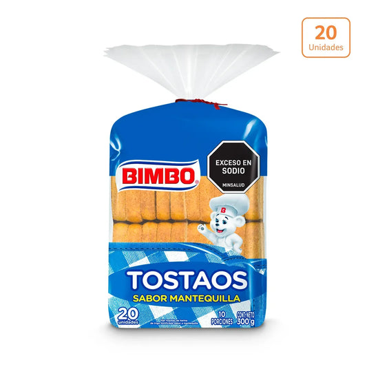 Tostadas de mantequilla Bimbo x300g - N 36761