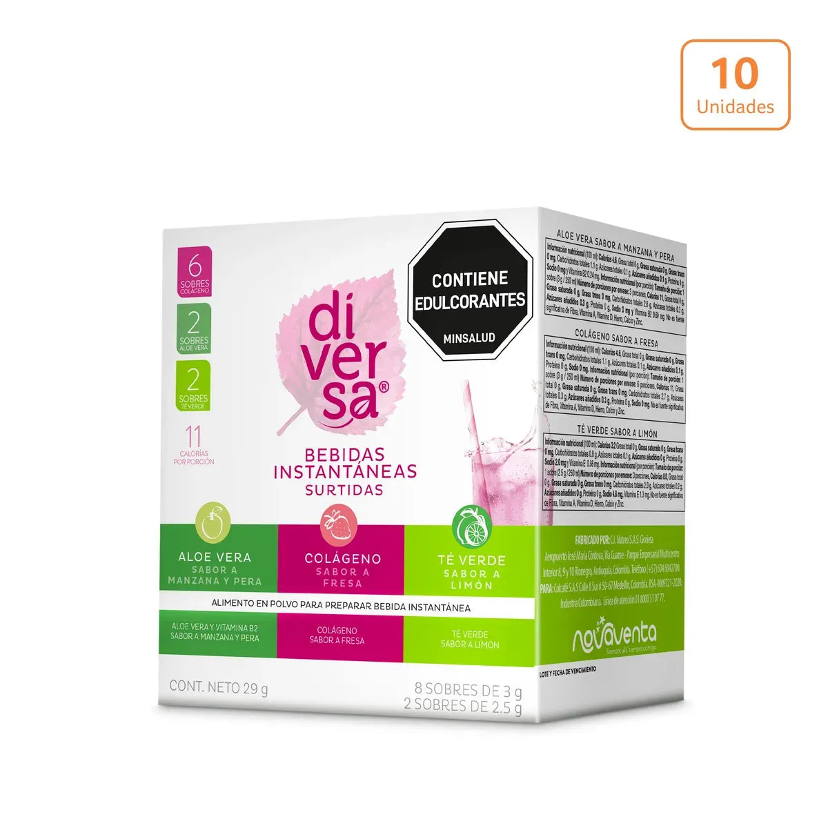 Bebida DIVERSA Surtida 29g x10sobres - N37130