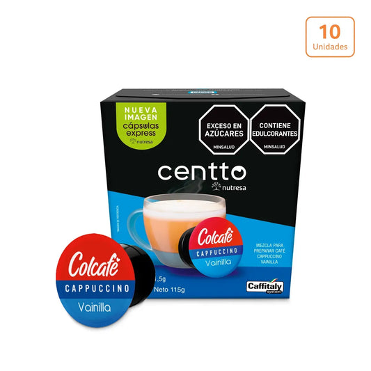 Cápsulas Centto Cappuccino Vainilla x10 unds x 11,5g c/u - N37345