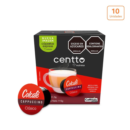 Cápsulas Centto Cappuccino Clásico x10 unds x11,5g c/u - N37352