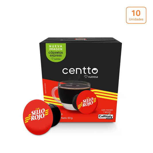 Cápsulas Centto Café Sello Rojo x 10 unds x 6g c/u - N37379
