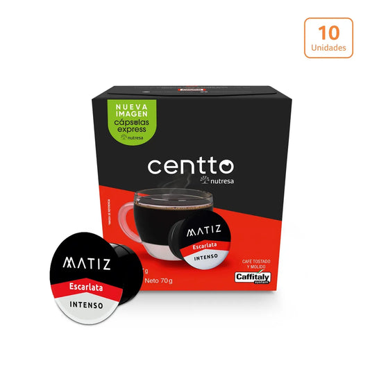 Cápsulas Centto Café Matiz Escarlata x10 unds x 7g cu - N37382