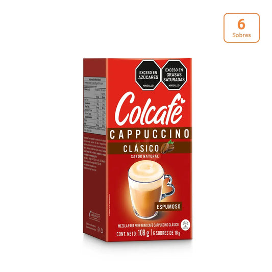 Colcafé Cappuccino Clásico x6und x18gcu - N 37448