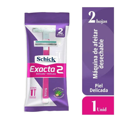 172-1 🌸 Schick Exacta2 Piel Delicada