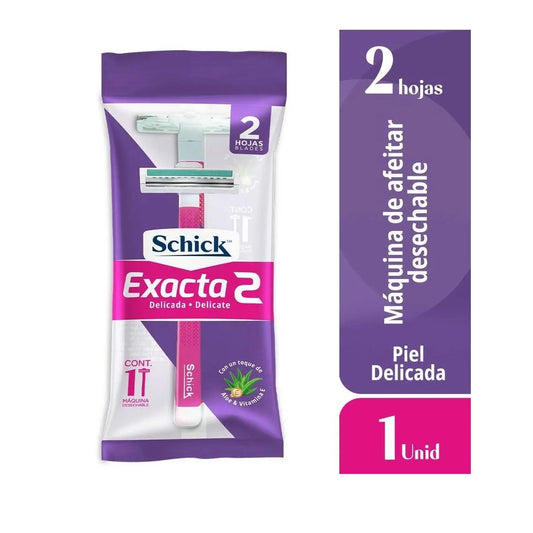 172-1 🌸 Schick Exacta2 Piel Delicada