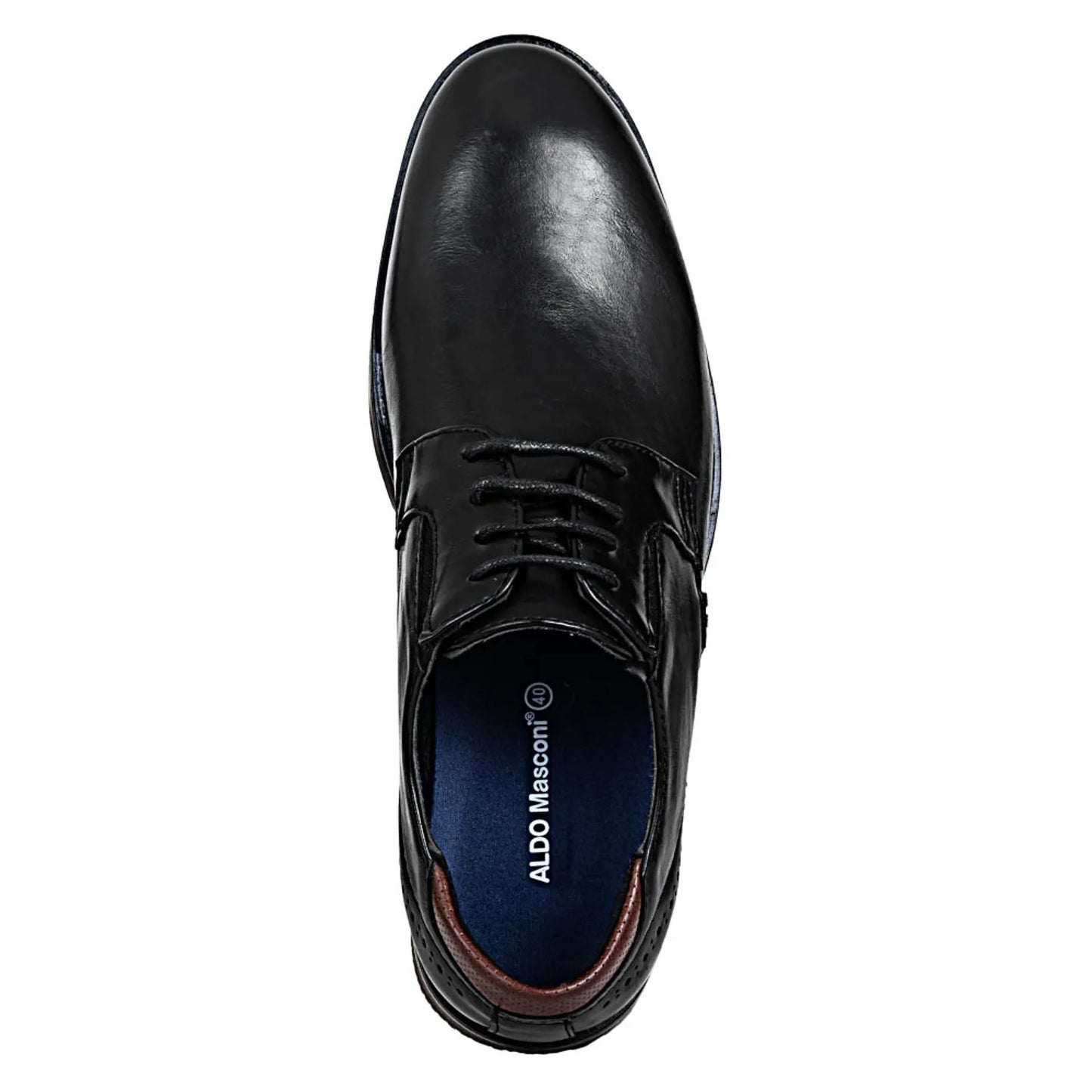 7113 👞✨ Zapato Formal de Hombre Aldo Masconi B24208-4 ✨🤎🖤