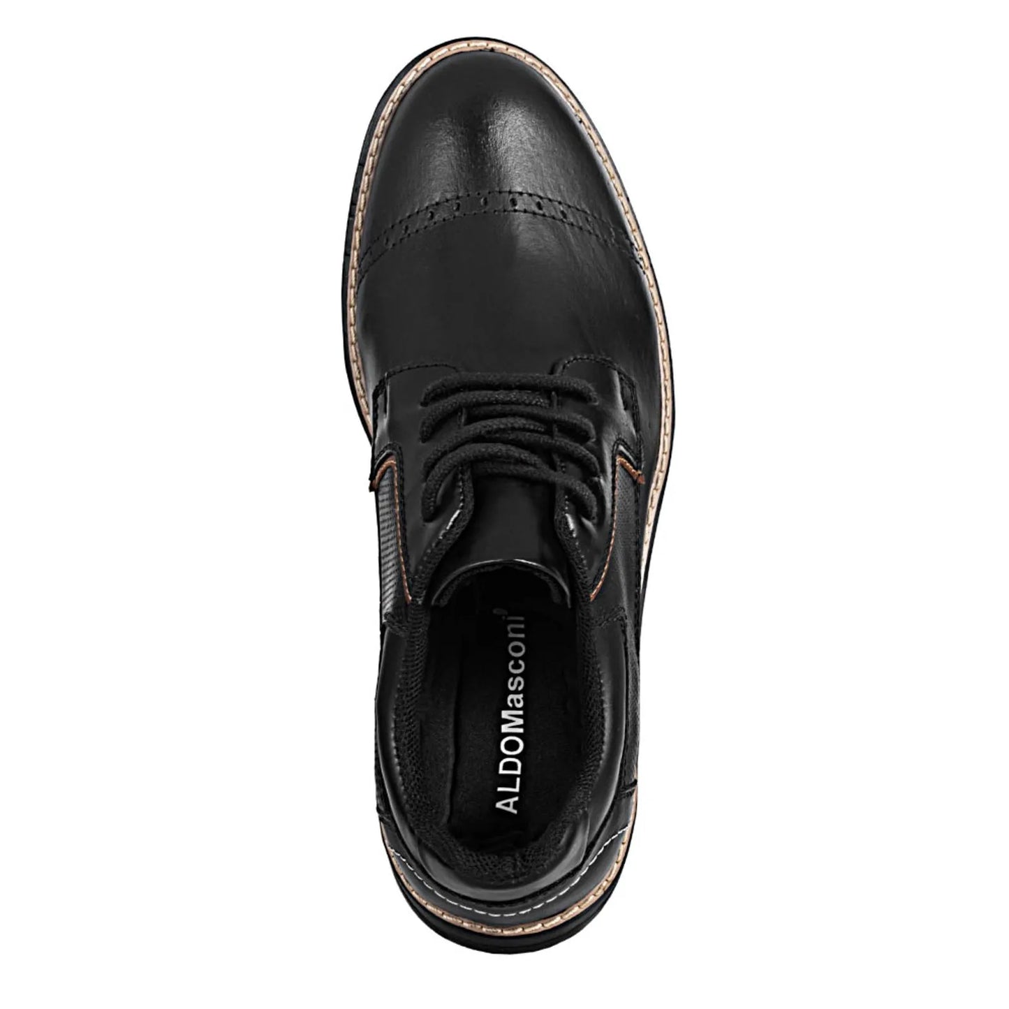 7117 👞🖤 Zapato Formal de Hombre Aldo Masconi Viako 🖤✨
