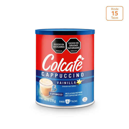 Cappuccino Colcafé Vainilla lata x 270gr - N38397