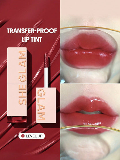SHEGLAM Take a Hint Lip Tint-Level up Color Changing Long Lasting Lip Gloss High Gloss Finish All Day Non-Sticky Moisturizing Lip Stain for Dry Lips Christmas Winter Gifts Liquid Lipstick Easter Mother'S Day Graduation Birthday Holiday Winter Y2K Fancy Fashion Makeup Cosmetic Party Beach Travel Camping Outdoors School Campus Trip Festivals Decor Gift Present Rose Girl Cosplay Best Color Charm Vibe