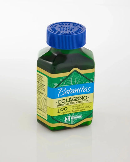 8387 💊 BOTANITAS Colágeno Hidrolizado + Biotina Con Vitamina C  60 Y 100 Cápsulas  Suplemento Dietario - L07914