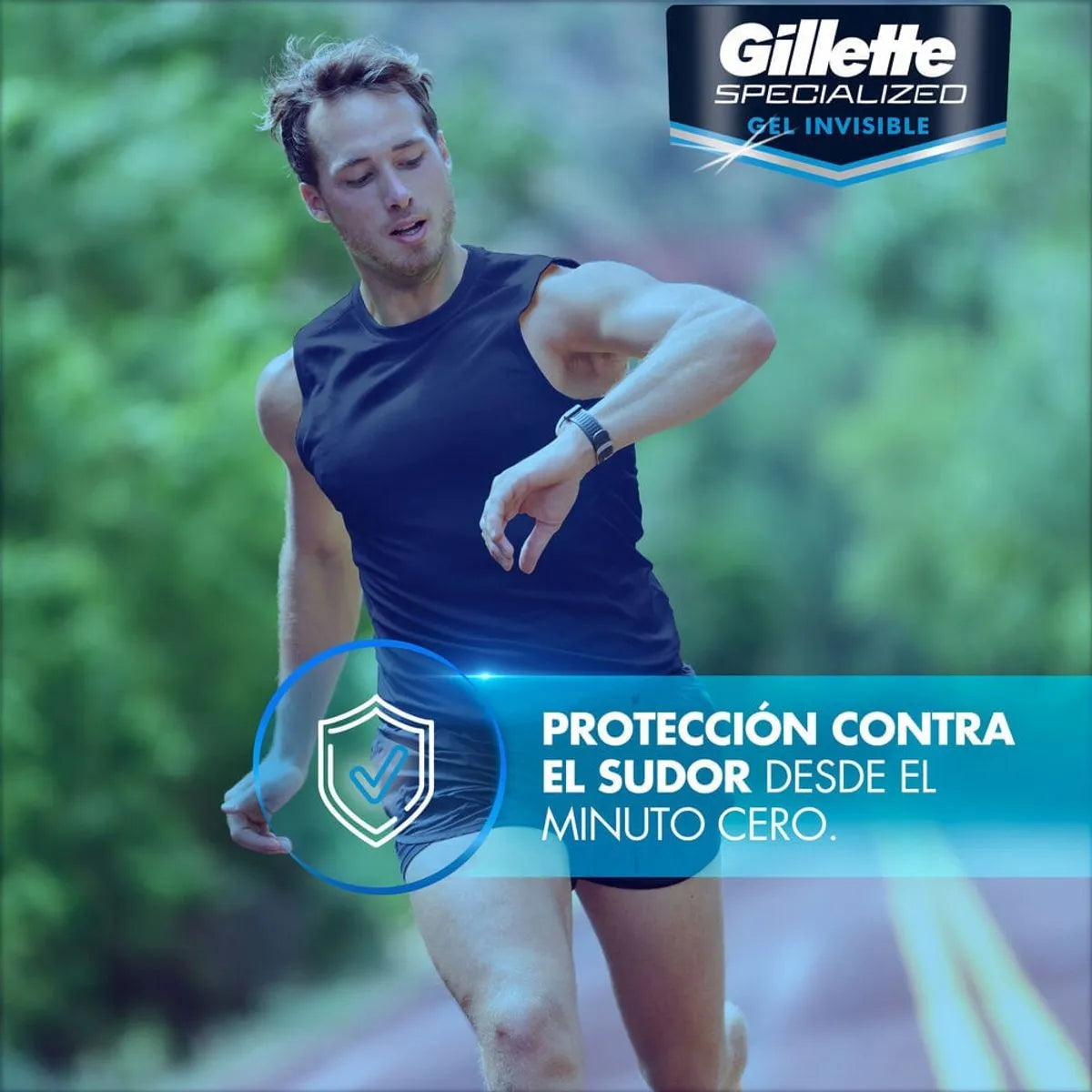 1522 🌊 Desodorante Gillette Clear Gel Cool Wave