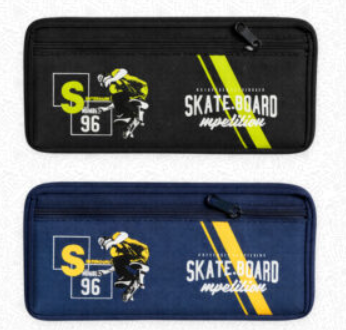 13101-3 🛹🎒 CARTUCHERA GRAFITOS SKATE BOARD  VOYAGE – 2 CIERRES (Modelos 912  954)