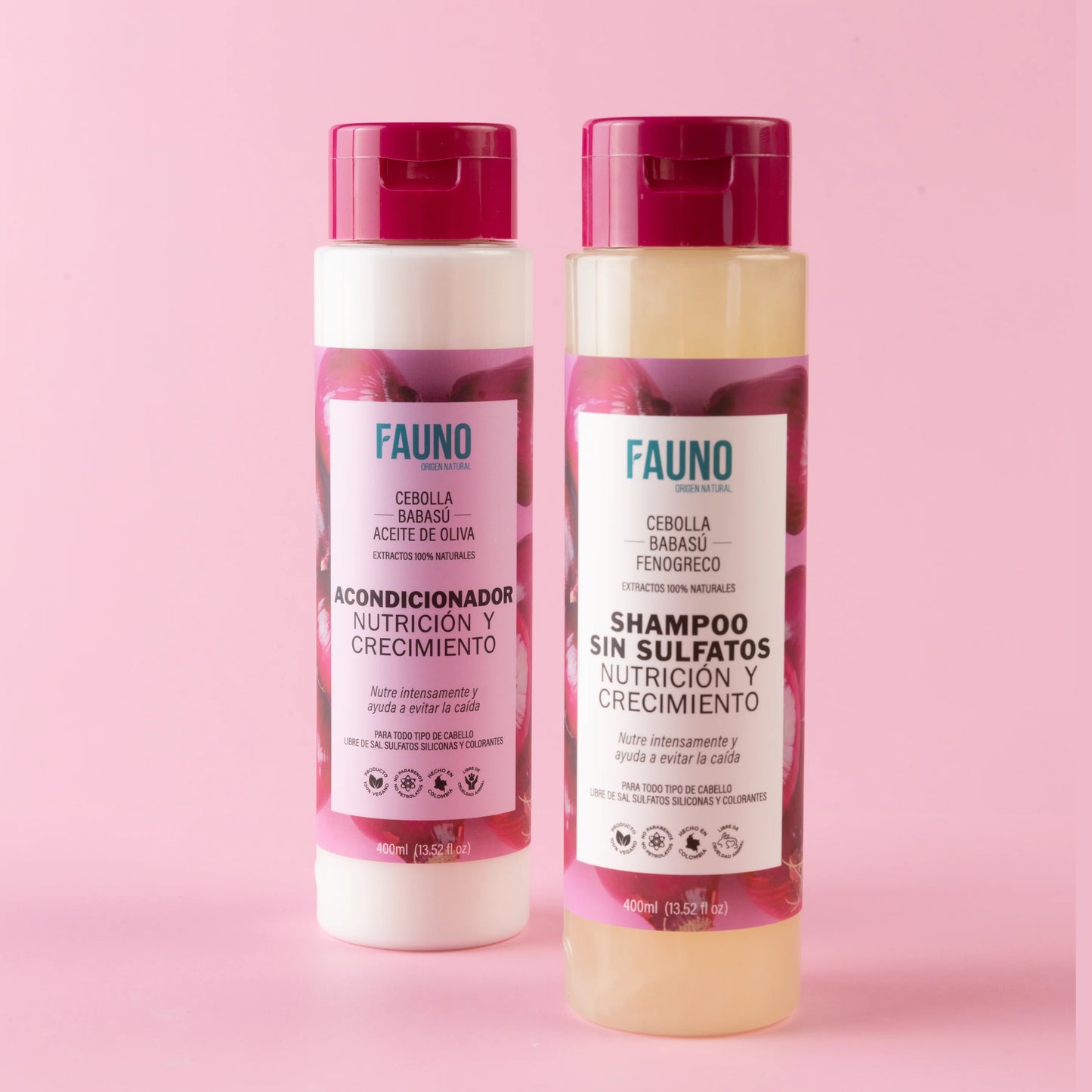 1521 🌿 Acondicionador Nutrición y Crecimiento FAUNO 400 ml
