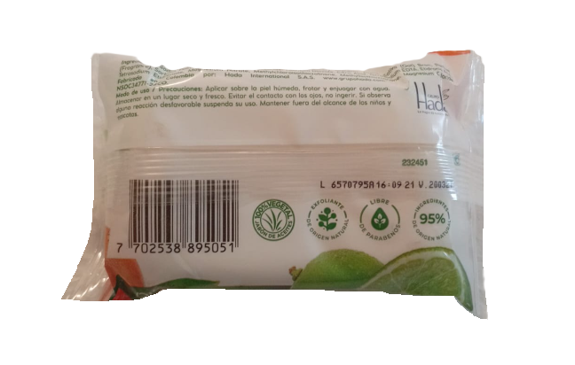 14123 🍊 Jabón Hada Humectante Explosión Cítrica 100g ✨