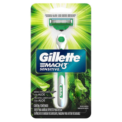 1562 🪒 Máquina para Afeitar Gillette Mach3 Sensitive