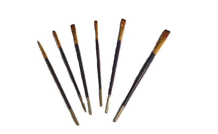🎨 1315-2 Pincel Royal Plano de Fibra Sintética – Set No. 2, 3, 4, 5, 6 y 10