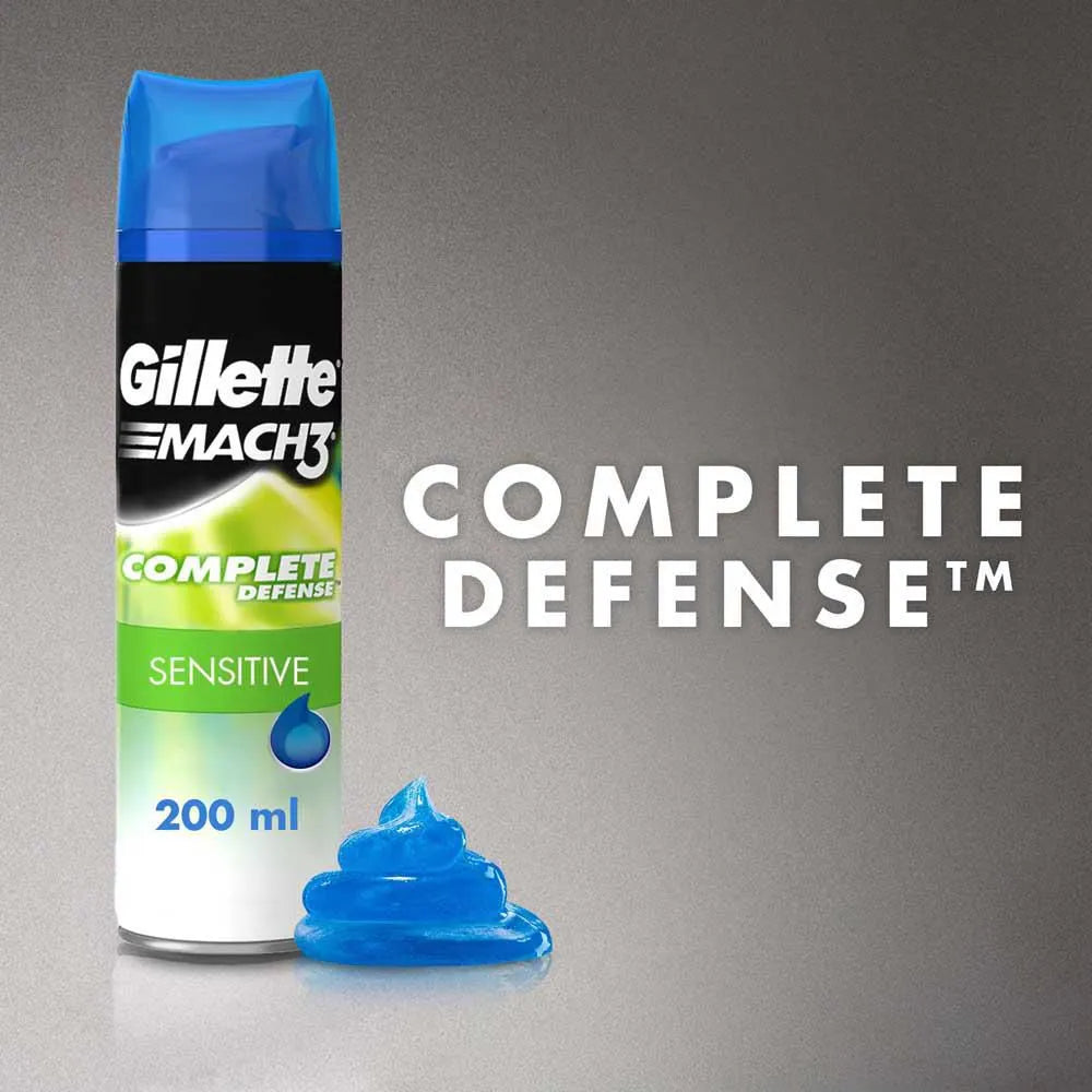Gel Gillette Mach3 Sensitive x 2 unds x 198g c/u  - N22853
