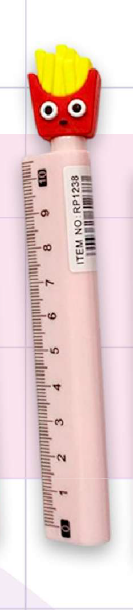 1333-2 ✏️📏 Lapicero Regla 10 cm Positive Kawaii – Ref. RP1325  RP1238 - 25535