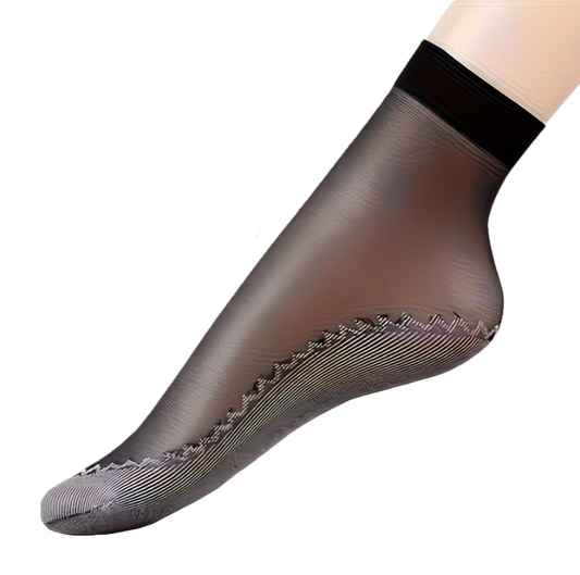 6321 ✨ Calcetines Tobilleros Transparentes de Encaje para Mujer -T12-02
