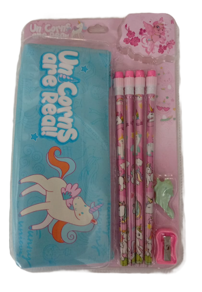 13101-9 🦫✏️ Cartuchera Set Escolar Capibara con Lápices – Todo listo para aprender con alegría